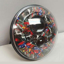 Load image into Gallery viewer, 7" DAYMAKER Replacement Conf Flag Design Projector HID LED Light Bulb Headlight Motorcycle Harley