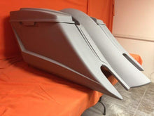 Load image into Gallery viewer, Harley Davidson 6" Trendsetter Extended Saddlebag Fender Kit - Dual Cut Outs 6 x 9 Speaker Lids / 2014