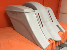 Load image into Gallery viewer, Honda Shadow Sabre 1100 6" Extended Saddlebags Out & Down Bags LED Rear Fender Right Cut Out Lids