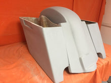 Load image into Gallery viewer, Honda Shadow Sabre 1100 4" Extended Saddlebags Bags Rear Fender Dual Cut Out
