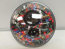 Load image into Gallery viewer, 7" DAYMAKER Replacement Conf Flag Design Projector HID LED Light Bulb Headlight Motorcycle Harley