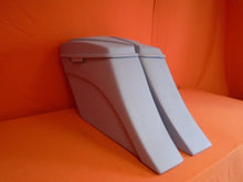 Load image into Gallery viewer, Harley Davidson 6" Extended Stretched Out & Down Saddlebags - 2014 Model Style 6.5" Speaker lids - No Cut Outs