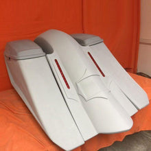 Load image into Gallery viewer, Harley Davidson 6" Trendsetter Extended Saddlebag LED Recess Plate Fender Kit - No Cut Outs Lids / 2014