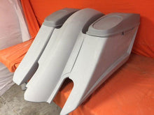 Load image into Gallery viewer, Harley Davidson 6" Trendsetter Extended Saddlebag Fender Kit - Right Side Cut Out Dual 6 x 9 Speaker Lids / 2014