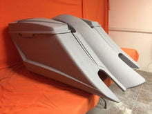 Load image into Gallery viewer, Harley Davidson 6" Trendsetter Extended Saddlebag Fender Kit - Dual Cut Outs 6 x 9 Speaker Lids / 2014