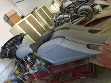 Load image into Gallery viewer, Harley Davidson 6" Trendsetter Extended Saddlebag LED Recess Plate Fender - NoCutOuts Dual 6.5" Speaker Lids / 2014