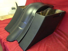 Load image into Gallery viewer, Harley Davidson 6" Extended Stretched Out & Down Saddlebags - No Lids 2014 Model Style Bags - No Cut Outs.