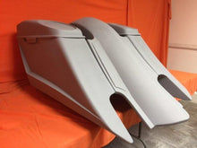 Load image into Gallery viewer, Harley Davidson 6" Trendsetter Extended Saddlebag Fender Kit - Dual Cut Outs Dual 6 x 9 Speaker Lids / 2014