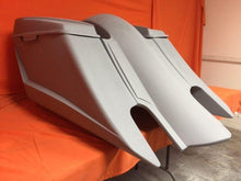 Load image into Gallery viewer, Harley Davidson 6" Trendsetter Extended Saddlebag Fender Kit - Dual Cut Outs 6.5" Speaker Lids / 2014