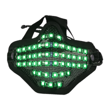 Load image into Gallery viewer, Bionic Led Face Mask - Motorcycle face protection - Adjustable Multi Color LED