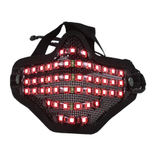 Load image into Gallery viewer, Bionic Led Face Mask - Motorcycle face protection - Adjustable Multi Color LED
