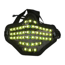 Load image into Gallery viewer, Bionic Led Face Mask - Motorcycle face protection - Adjustable Multi Color LED
