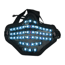 Load image into Gallery viewer, Bionic Led Face Mask - Motorcycle face protection - Adjustable Multi Color LED