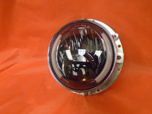 Load image into Gallery viewer, 7" DAYMAKER BLACK Angel Eye built in TURN SIGNALS Projector LED Light Bulb Headlight Motorcycle Harley Blinkers