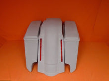 Load image into Gallery viewer, Harley Davidson 5" Softail Heritage Extended Stretched Saddlebags Lids LED Fender Dual CutOuts