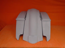 Load image into Gallery viewer, Harley Davidson 5" Softail Heritage Extended Stretched Saddlebags Lids Fender Dual CutOuts