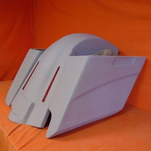 Load image into Gallery viewer, Harley Davidson 5" Softail Heritage Extended Stretched Saddlebags No Lids LED Fender Right Cut Out