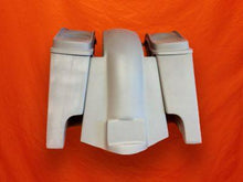 Load image into Gallery viewer, Harley Davidson 4" Extended Stretched Saddlebags Dual 6 x 9 Speaker Lids and Replacement Fender 09 - 13