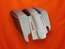 Load image into Gallery viewer, Harley Davidson 5 Extended Saddlebags With Cut Outs Replacement LED Fender lids 09 - 13