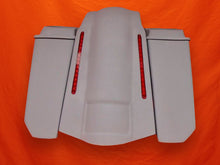 Load image into Gallery viewer, Harley Davidson 5" Stretched Extended Saddlebags No Cut Outs LED Fender 6.5 Speaker Lids
