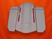 Load image into Gallery viewer, Harley Davidson 5" Stretched Extended Saddlebags No Cut Outs LED Fender 6.5 Speaker Lids