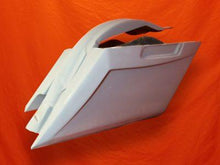 Load image into Gallery viewer, Harley Davidson 2014 ? 2018 5 Fifty Five Extended Stretched Saddlebag Fender Kit ? Dual Cut Outs No Lids