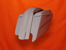 Load image into Gallery viewer, Harley Davidson 5 Stretched Extended Saddlebags With Right Cut Out - Fender 65peaker Lids