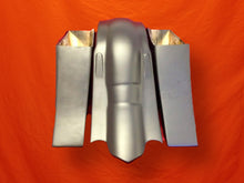 Load image into Gallery viewer, Harley Davidson 6" Extended Stretched Out & Down Saddlebags with Custom Rear Fender - No Cut Outs