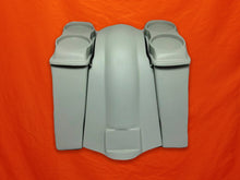 Load image into Gallery viewer, Harley Davidson 4" Extended Saddlebags 6.5" Speaker Lids Fender No Cutouts