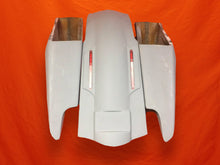 Load image into Gallery viewer, Harley Davidson 5" Fifty Five Extended Stretched Saddlebag LED Fender Kit - Dual Cut Outs No Lids