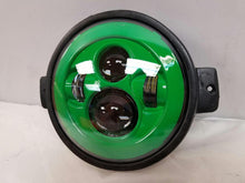 Load image into Gallery viewer, 7" Kawasaki Voyager & Vaquero DAYMAKER Replacement Headlight Green LED Light Projector HID Bulb