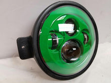 Load image into Gallery viewer, 7" Kawasaki Voyager & Vaquero DAYMAKER Replacement Headlight Green LED Light Projector HID Bulb