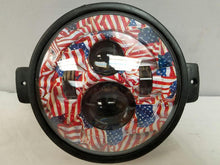 Load image into Gallery viewer, 7" Kawasaki Voyager & Vaquero DAYMAKER Replacement Headlight American Flags LED Light Projector HID Bulb