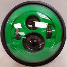 Load image into Gallery viewer, 7" DAYMAKER Kawasaki Vulcan Nomad 800 Replacement Green HID LED Light Bulb Headlight Motorcycle