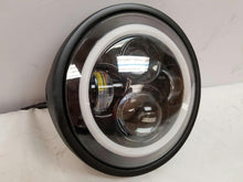 Load image into Gallery viewer, 7" DAYMAKER Kawasaki Vulcan Nomad 800 Black With Pink Halo HID LED Light Bulb Headlight Motorcycle