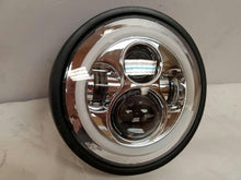 Load image into Gallery viewer, 7" DAYMAKER Kawasaki Vulcan Nomad 800 Chrome With Amber Halo HID LED Light Bulb Headlight Motorcycle