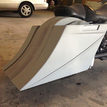 Load image into Gallery viewer, Harley Davidson 8" Stretched Extended SaddleBags No Cut Outs, No Lids- Not Painted