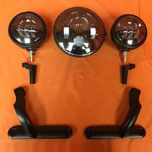 Load image into Gallery viewer, Harley Davidson Black 4.5" Auxiliary Spot Fog Light For Harley Electra Street Glide FLHX FLH