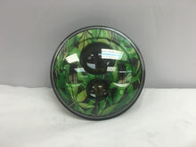 Load image into Gallery viewer, 7" DAYMAKER Replacement Weed Design Projector HID LED Light Bulb Headlight Motorcycle Harley