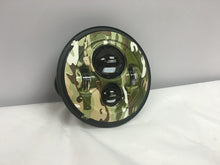 Load image into Gallery viewer, 7" DAYMAKER Replacement Camo Design Projector HID LED Light Bulb Headlight Motorcycle Harley