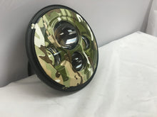 Load image into Gallery viewer, 7" DAYMAKER Replacement Camo Design Projector HID LED Light Bulb Headlight Motorcycle Harley