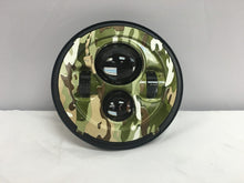 Load image into Gallery viewer, 7" DAYMAKER Replacement Camo Design Projector HID LED Light Bulb Headlight Motorcycle Harley
