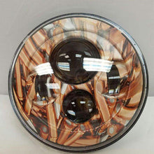 Load image into Gallery viewer, 7" DAYMAKER Replacement Copper Bullet Design Projector HID LED Light Bulb Headlight Motorcycle Harley