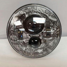 Load image into Gallery viewer, 7" DAYMAKER Replacement Dicey Gamble Design Projector HID LED Light Bulb Headlight Motorcycle Harley