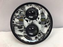 Load image into Gallery viewer, 5 3/4" DAYMAKER Replacement Custom Skull Design Projector HID LED Light Bulb Headlight Motorcycle Harley 5.75"