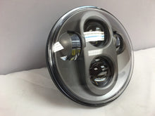 Load image into Gallery viewer, 5 3/4" DAYMAKER Replacement SILVER Projector HID LED Light Bulb Headlight Motorcycle Harley 5.75"