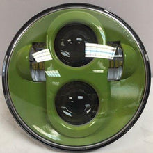 Load image into Gallery viewer, 5 3/4" DAYMAKER Replacement CAMO GREEN Projector HID LED Light Bulb Headlight Motorcycle Harley 5.75"