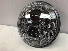 Load image into Gallery viewer, 7" DAYMAKER Replacement Mechanic Wars Design Projector HID LED Light Bulb Headlight Motorcycle Harley