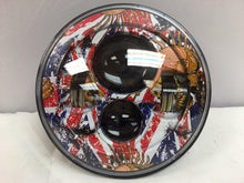 Load image into Gallery viewer, 7" DAYMAKER Replacement British Skulls Design Projector HID LED Light Bulb Headlight Motorcycle Harley