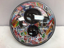 Load image into Gallery viewer, 7" DAYMAKER Replacement Sticker City Design Projector HID LED Light Bulb Headlight Motorcycle Harley